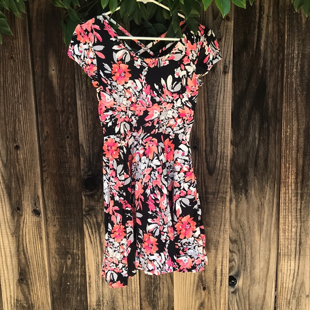 Aeropostale Skater Floral Dress